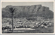 Antique Postcard Table Mountain Cape Town South Africa