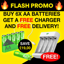 GP Rechargeable AA or AAA
