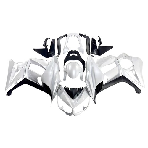 White black fairing kit - white, for