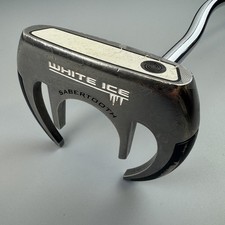 Odyssey White Ice Sabertooth Double Bend Putter 36 Inch SS Tour 2.0 Grip