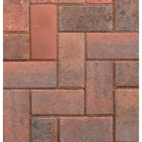 Driveway block paving - paving, brindle