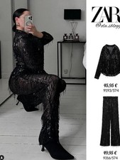 BNWT Zara Black Shirt With