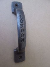 RUSTIC IRON Chest Drawer Door Handle LONDON VERTICAL 