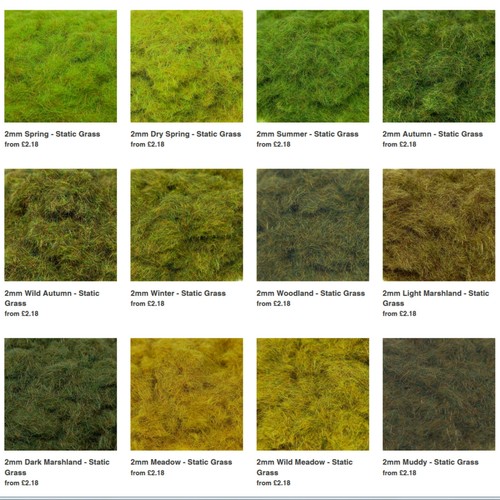 6mm static grass - static, 10g