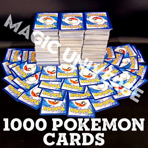 1000 pokemon cards premium - 1000,