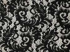 CORDED LACE FABRIC DRESS