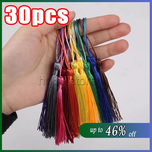 30pcs set silky - tassels, crafts
