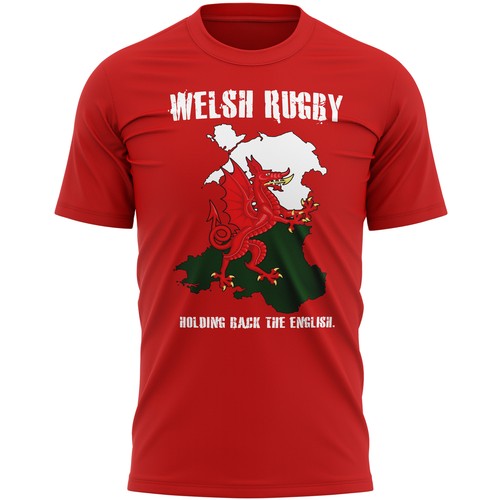 Welsh rugby shirt - welsh,