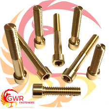 1/4" UNC Brass Socket Cap Head