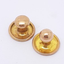 2x Collar Dress Studs 9ct