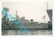HMS Aisne (D22) Royal Navy Battle Class fleet Destroyer Portsmouth 1965