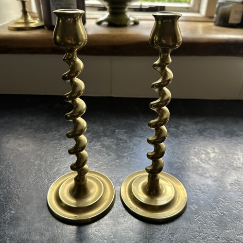 Vintage pair brass gold - vintage,