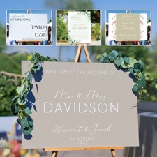 Wedding Welcome Sign -