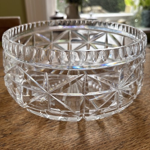 Beautiful large heavy crystal - heavy,