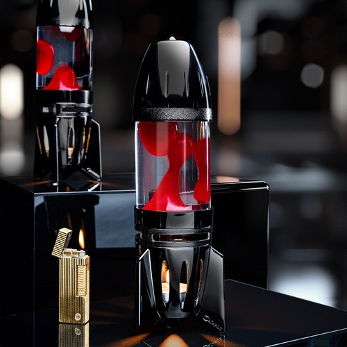 Mathmos black red clear - black,