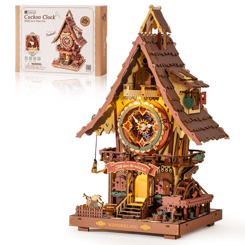 Rokr diy wooden working cuckoo - rokr,