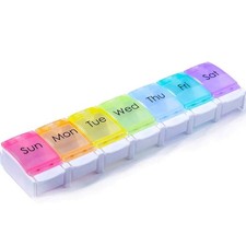Pill Boxes 7 Day Portable