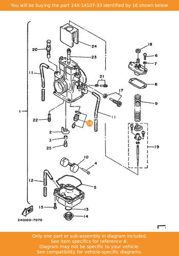 Yamaha needle valve set - yamaha,