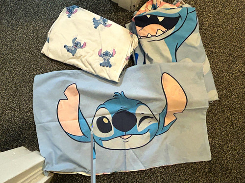 Disney stitch single - single, blue