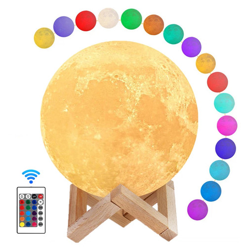 Led moon lamp night light - led,
