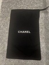 CHANEL Black Drawstring Dust