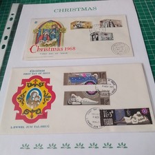 Seasonal Christmas Malta 1968 & 1972 nativity  Covers