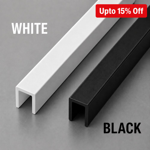 Pvc channel trim - u,