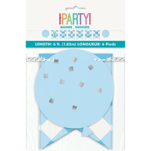 1st blue boy birthday - blue,