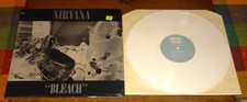 NIRVANA BLEACH UK TUPELO SUB POP WHITE VINYL LP 1989 1ST PRESS OF 300 IN SHRINK