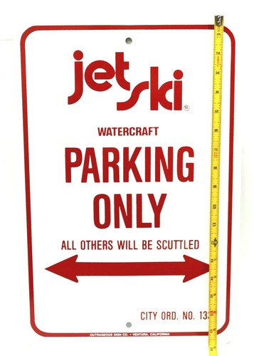 Jet ski parking only scuttled - jet,