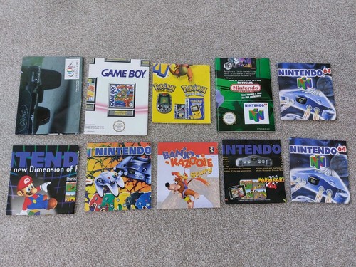 Nintendo game insert - 10,
