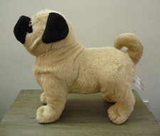 Smyths Toys Realistic Standing PUG Puppy Dog KIRHK1701/159064 Soft Plush Toy 13"