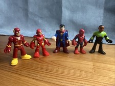 5x Superhero Figures Imaginext