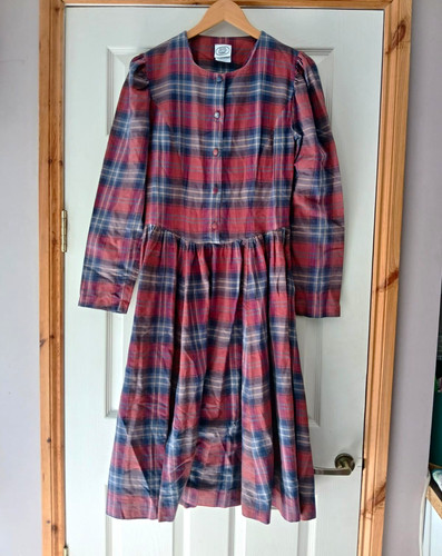 Vintage laura ashley red blue - vintage,