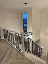 Metal Stair Balcony Decking Spindles ANY COLOUR - Wrought Iron Balustrade Bars