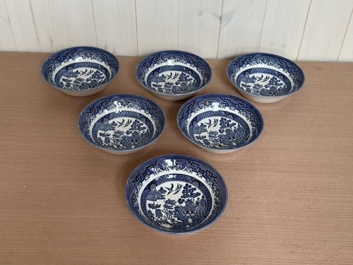 Churchill blue willow 6 - x,