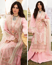 Pakistani Designer Luxury Embroidered Cotton Suit Unstitched 3 PC Shalwar Kameez