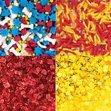 BakeArt Paw Patrol Marshall Inspired Cupcake Sprinkle Dog Bone Decoration 