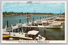 Boats Docked at Bahia Mar Yacht Basin in Ft. Lauderdale Florida FL Postcard