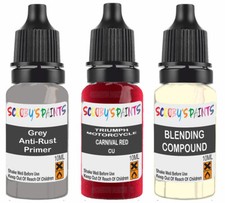 Motorbike Paint For Triumph Motorcycles Carnival Red Code Cu Spray Touch Up