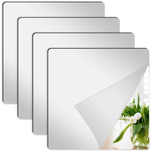 Pack acrylic square mirror - 4,