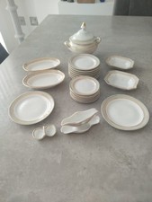 Antique/Vintage 22 Piece Miniature Porcelain Dinner Service