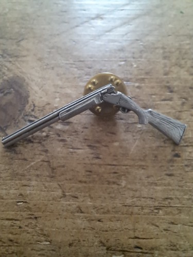 Shotgun pewter lapel - lapel, pin