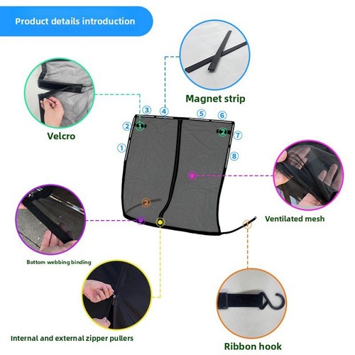 Car for tailgate magnetic mesh - for,