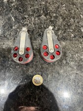 Sailing dinghy Barton Mainsheet blocks Job Lot x2 Solo GP14 Enterprise Wayfarer