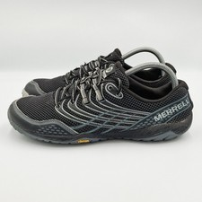 Merrell Trail Glove 3 Mens Barefoot Shoes UK 8 Black Trail Hiking Vibram J03907