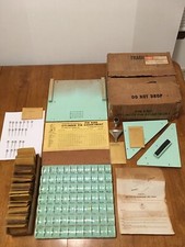 NEW UNASSEMBLED 1950's Pin King Cylinder Pin Assortment & Cabinet Store Display 