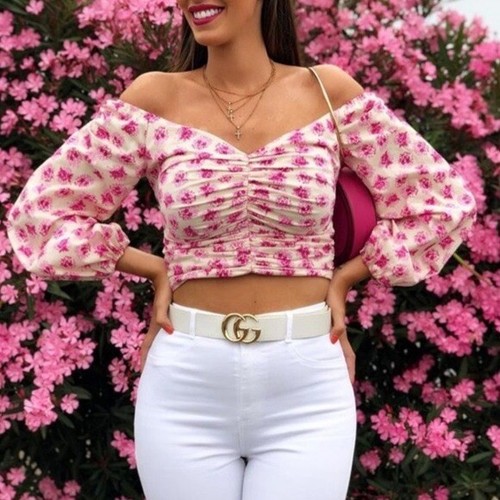 Zara pink floral off the - zara,