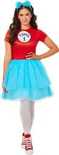 Dr. Seuss Adult Thing 1 Thing 2 Dress Costume Officially Licensed Adult Large