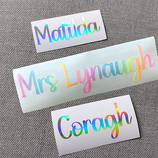 Personalised Vinyl Name